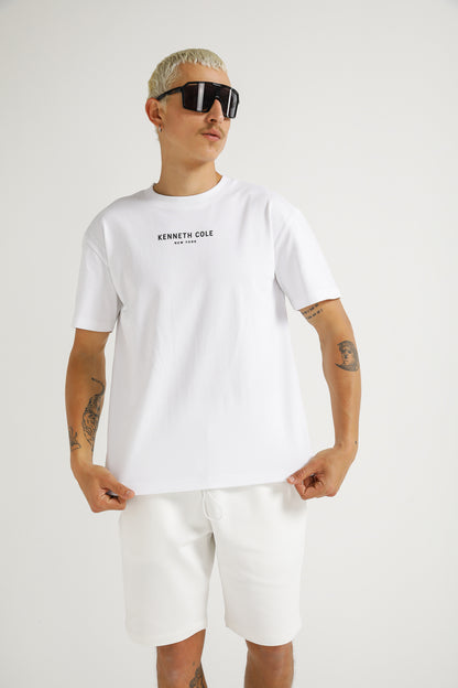 Oversized Cotton Graphic T Shirt