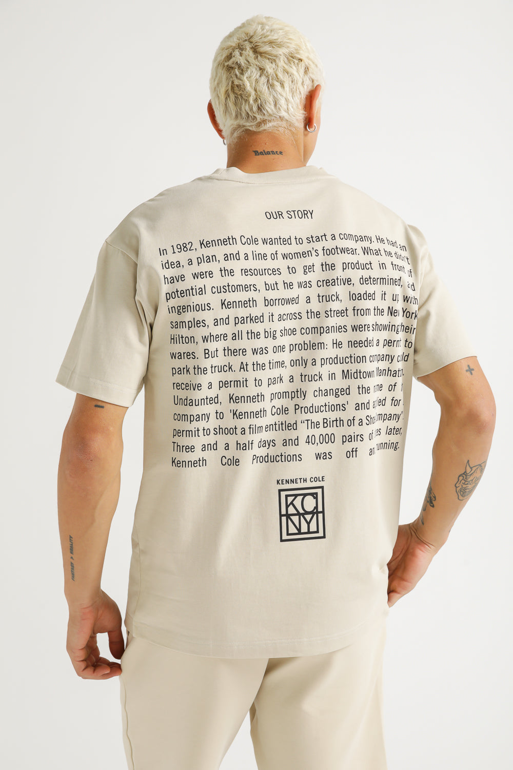 Oversized Cotton Graphic T Shirt