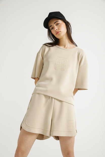 Boxy Graphic Crop T Shirt