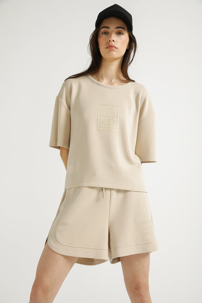 Boxy Graphic Crop T Shirt