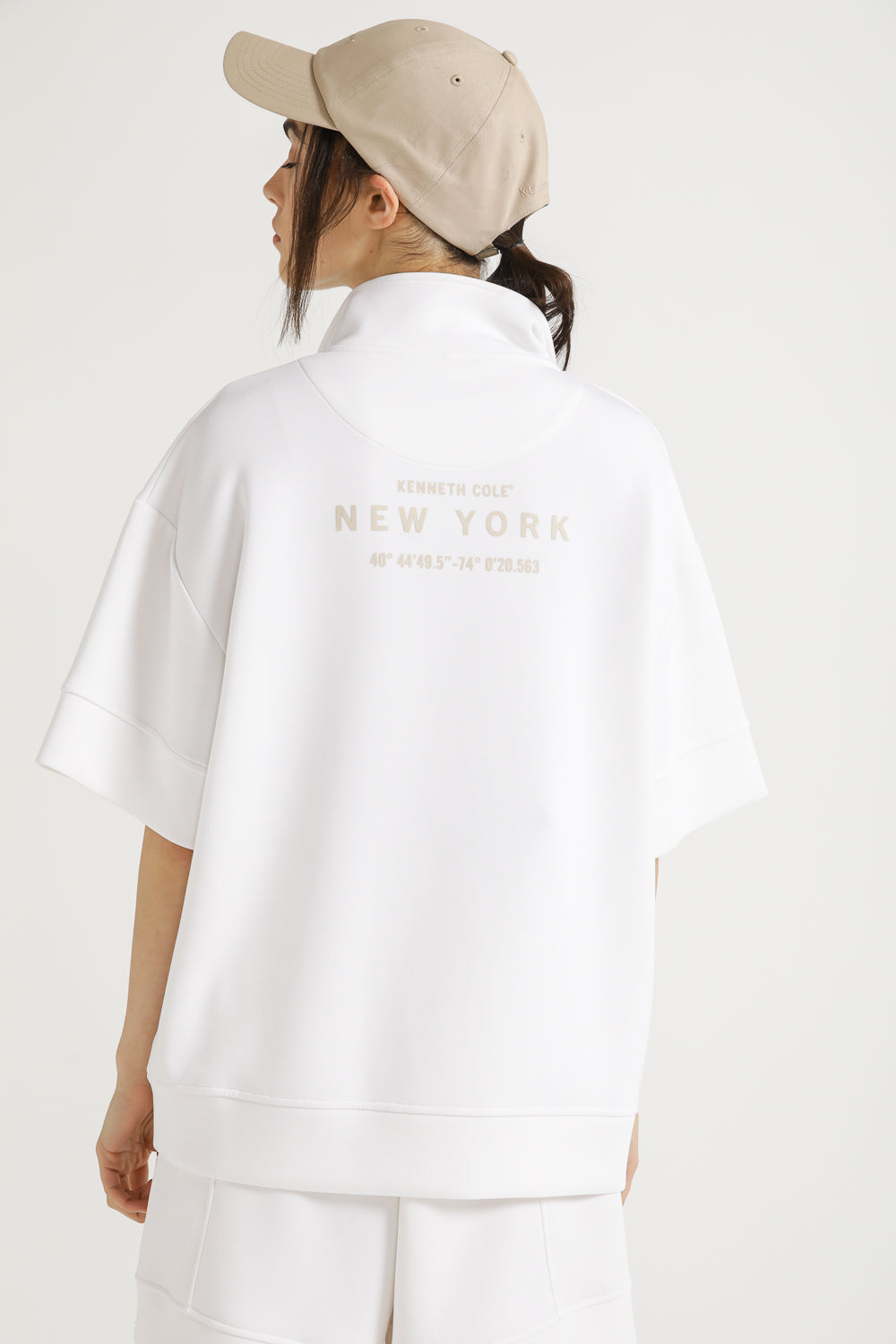 Interlock Half Zip Top