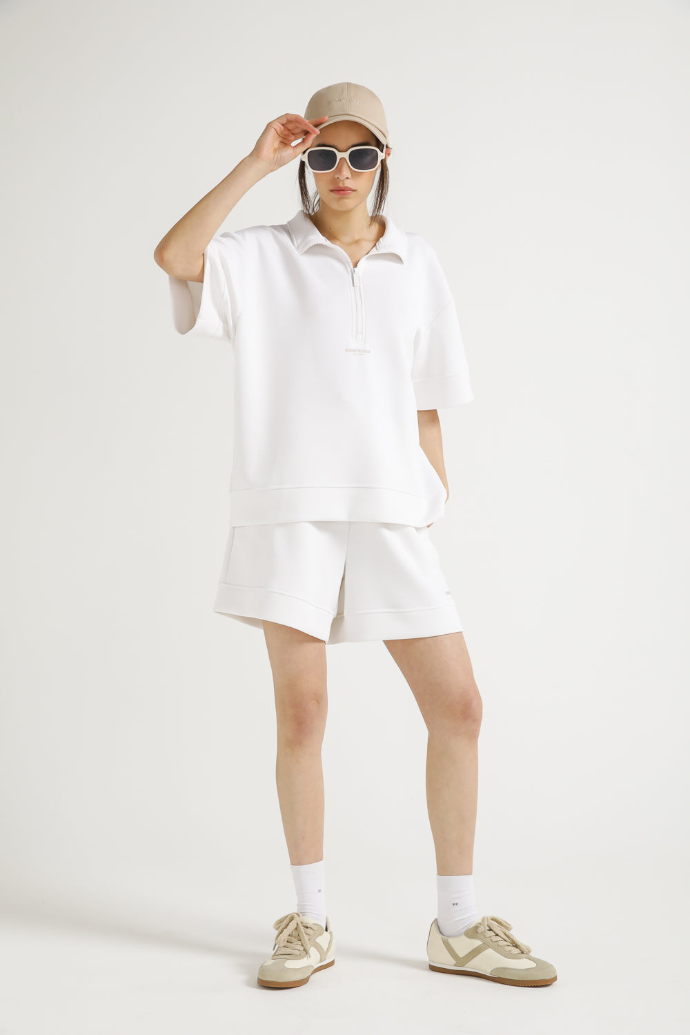 Interlock Half Zip Top