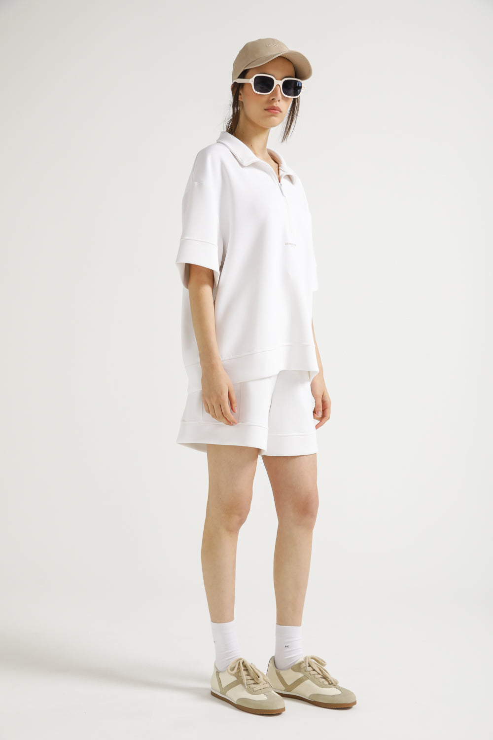Interlock Half Zip Top