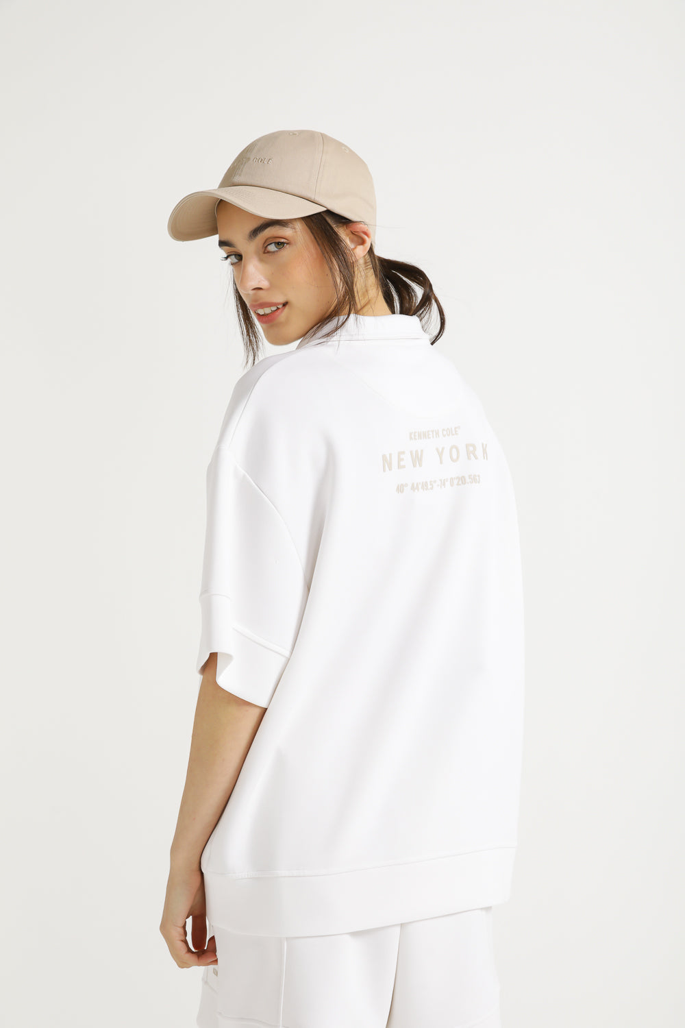 Interlock Half Zip Top