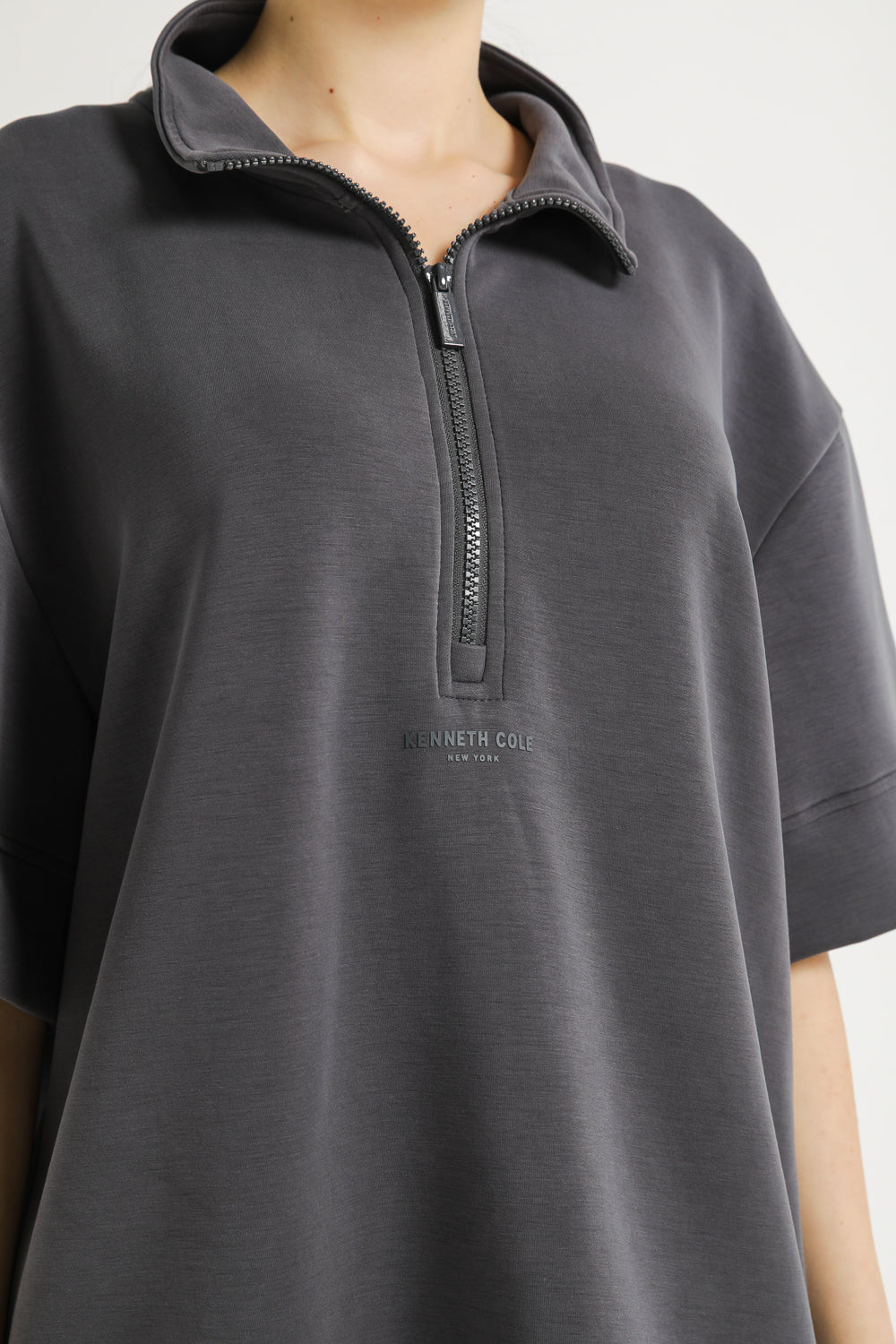 Interlock Half Zip Top