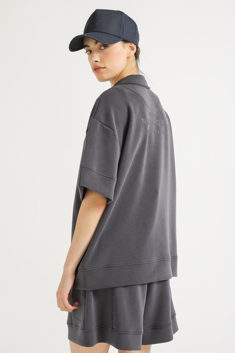 Interlock Half Zip Top
