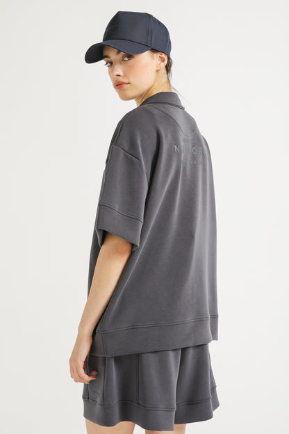 Interlock Half Zip Top