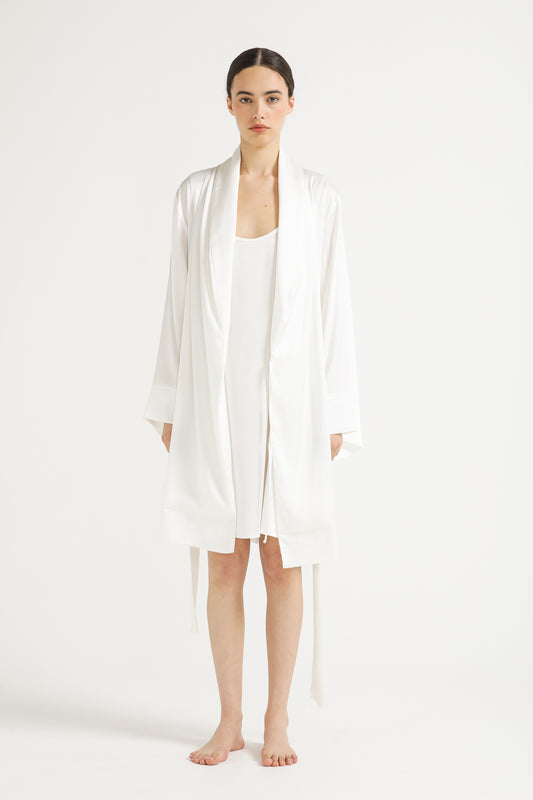 Short Wrap Robe