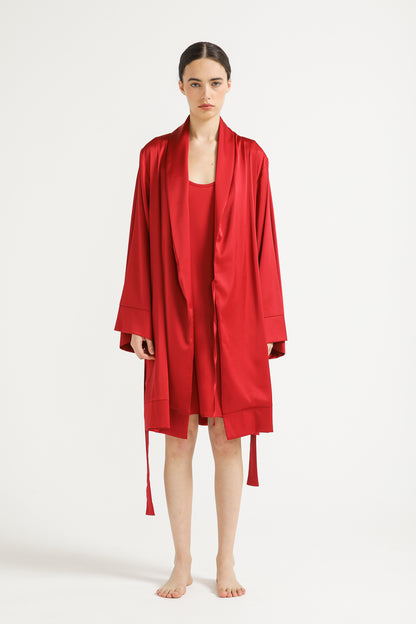 Short Wrap Robe