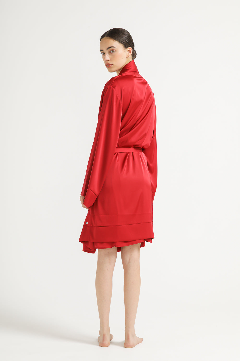Short Wrap Robe