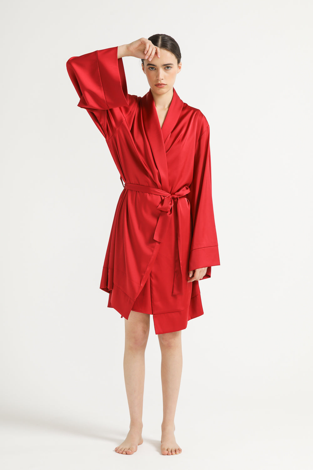 Short Wrap Robe