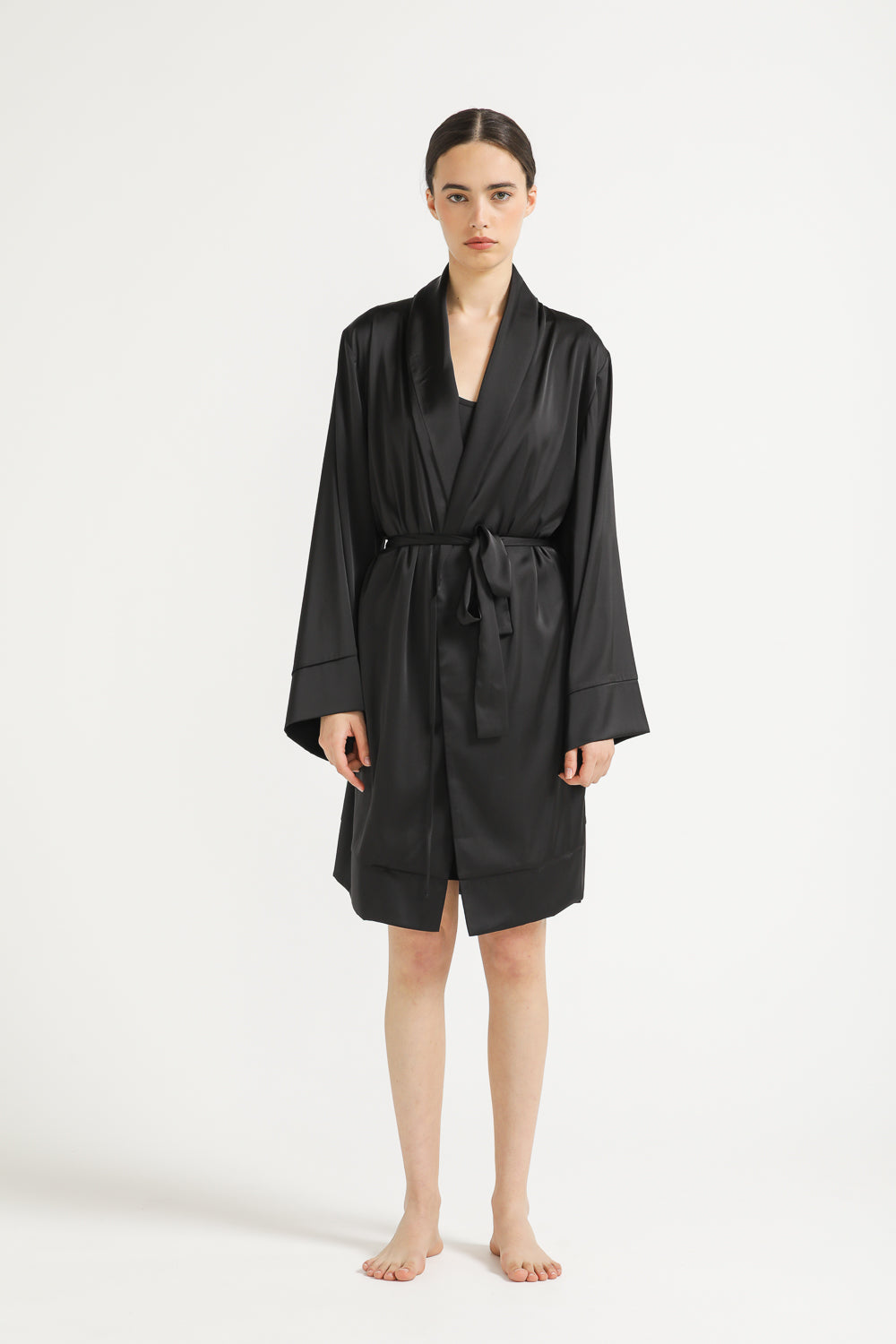 Short Wrap Robe
