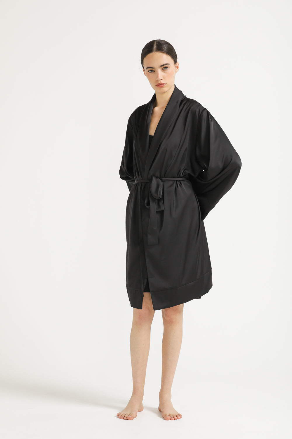 Short Wrap Robe