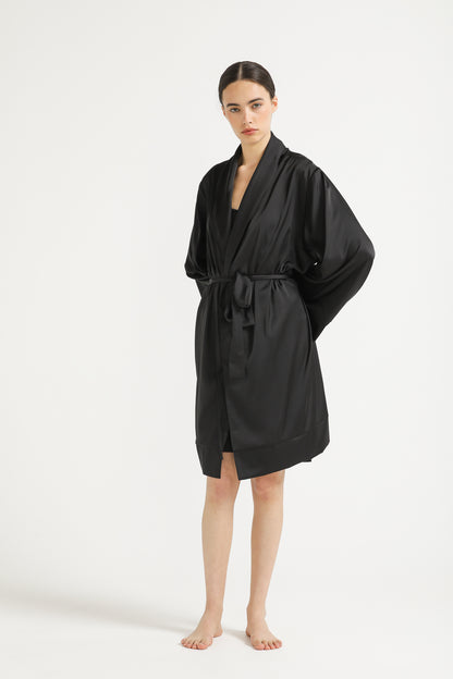 Short Wrap Robe