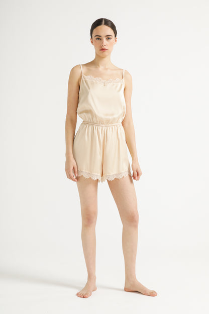 Lace Cami Jumpsuit Short