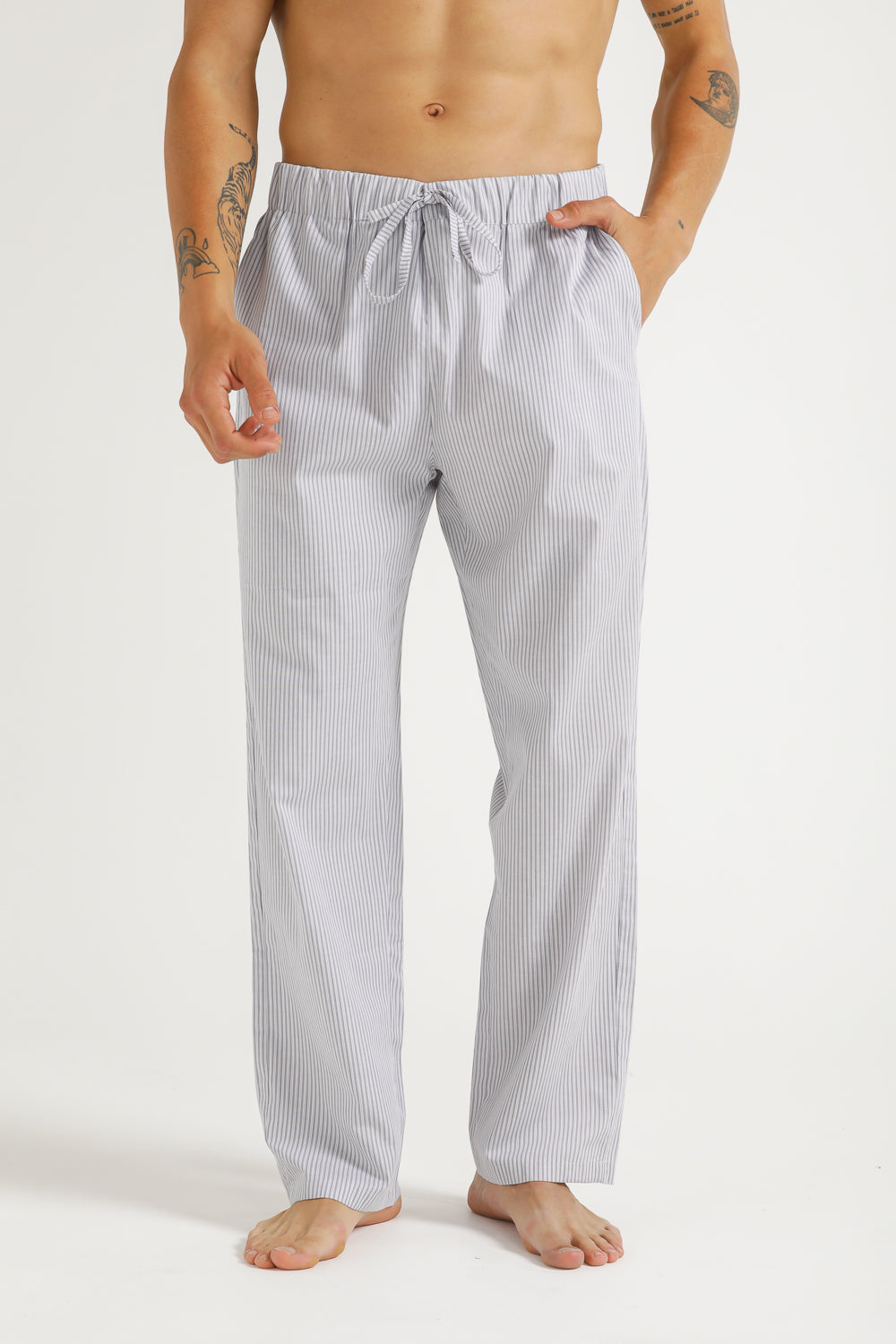 Poplin Wide Leg Pants