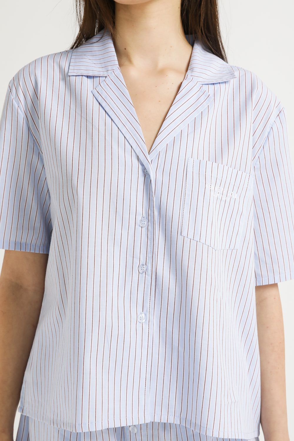 Pinstripe Cotton Shirt