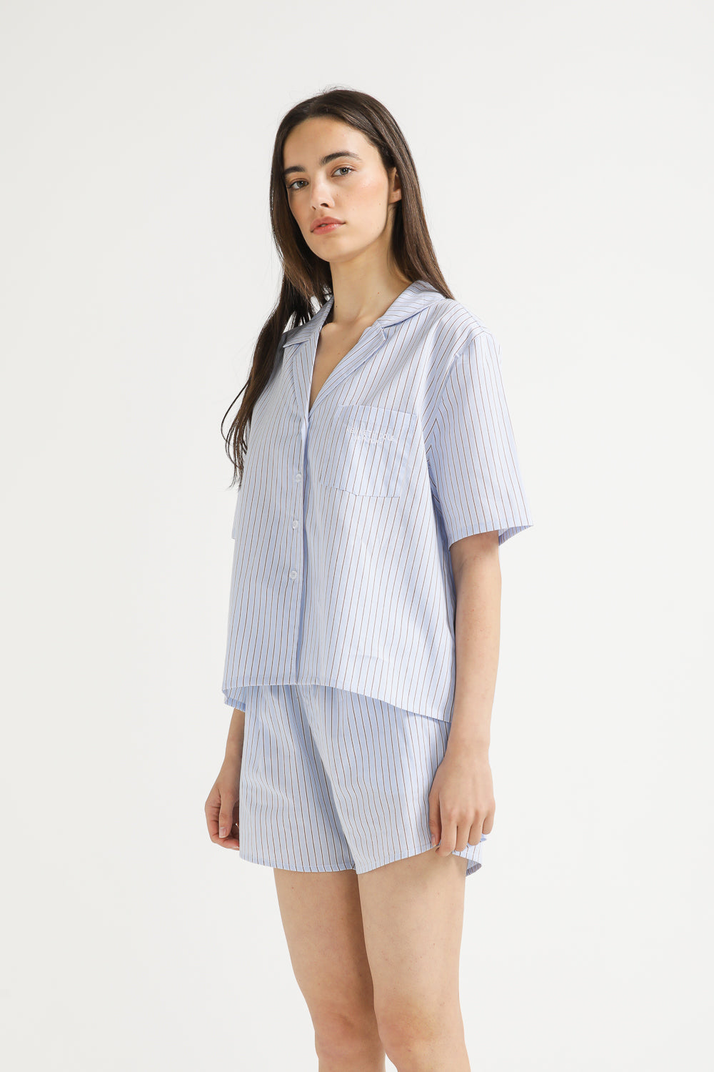 Pinstripe Cotton Shirt
