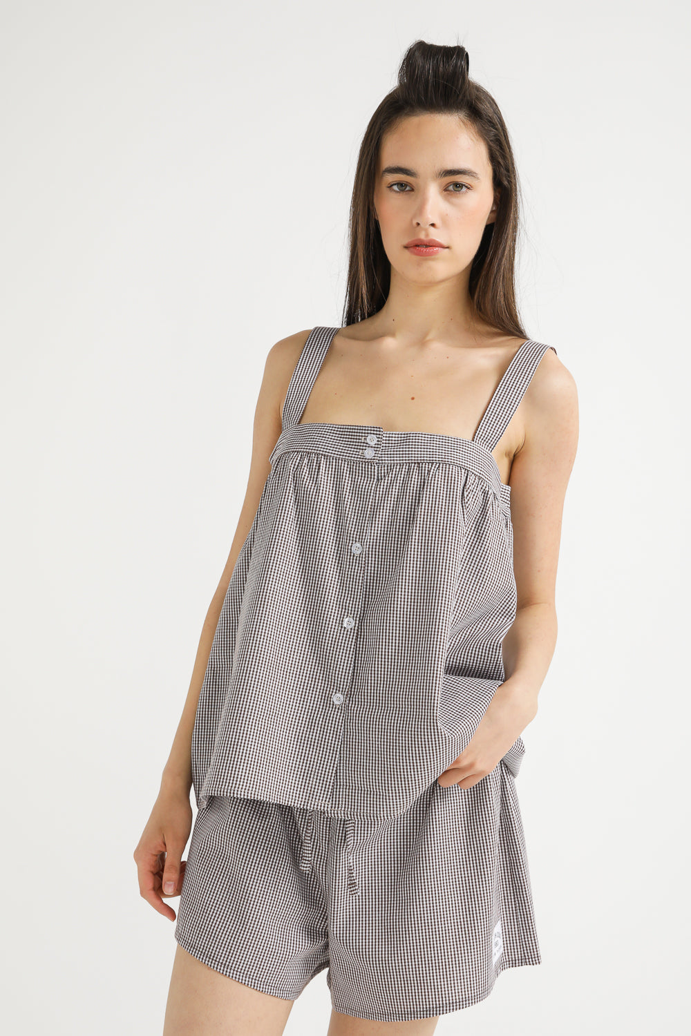 Cotton Check Top