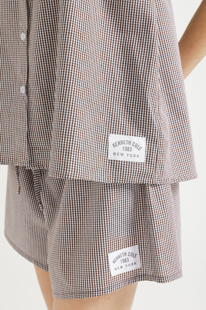 Cotton Check Top