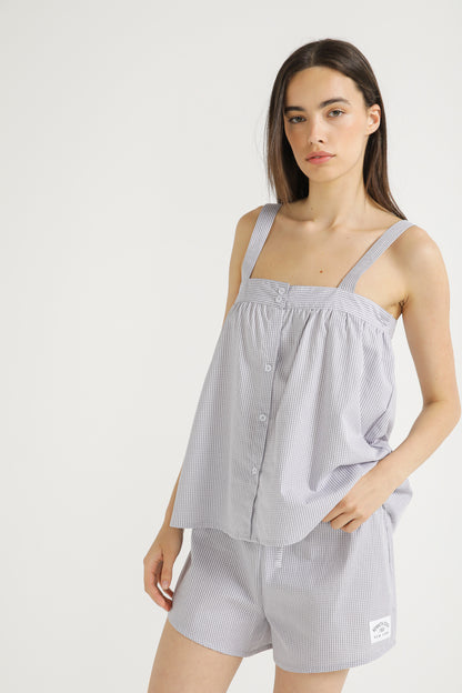 Cotton Check Top
