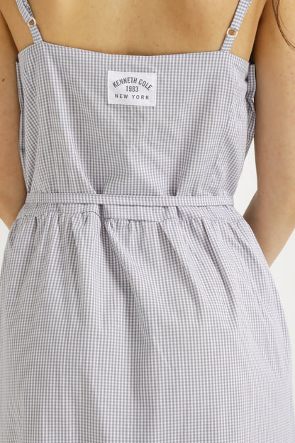 Poplin Button Dress