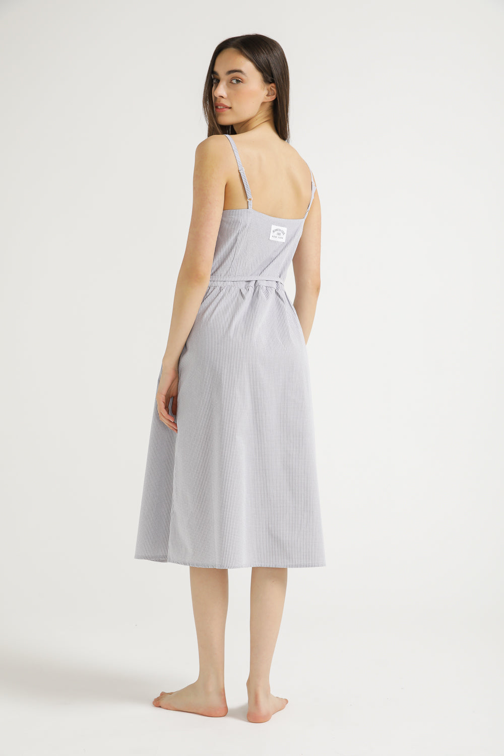 Poplin Button Dress