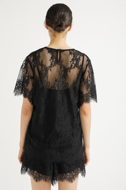 Layered Lace Top