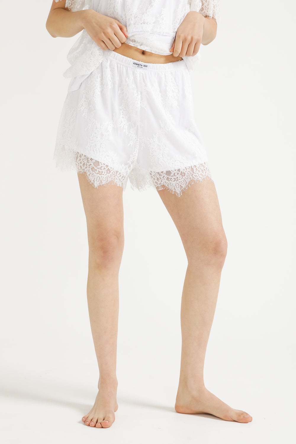 Satin Lace Shorts