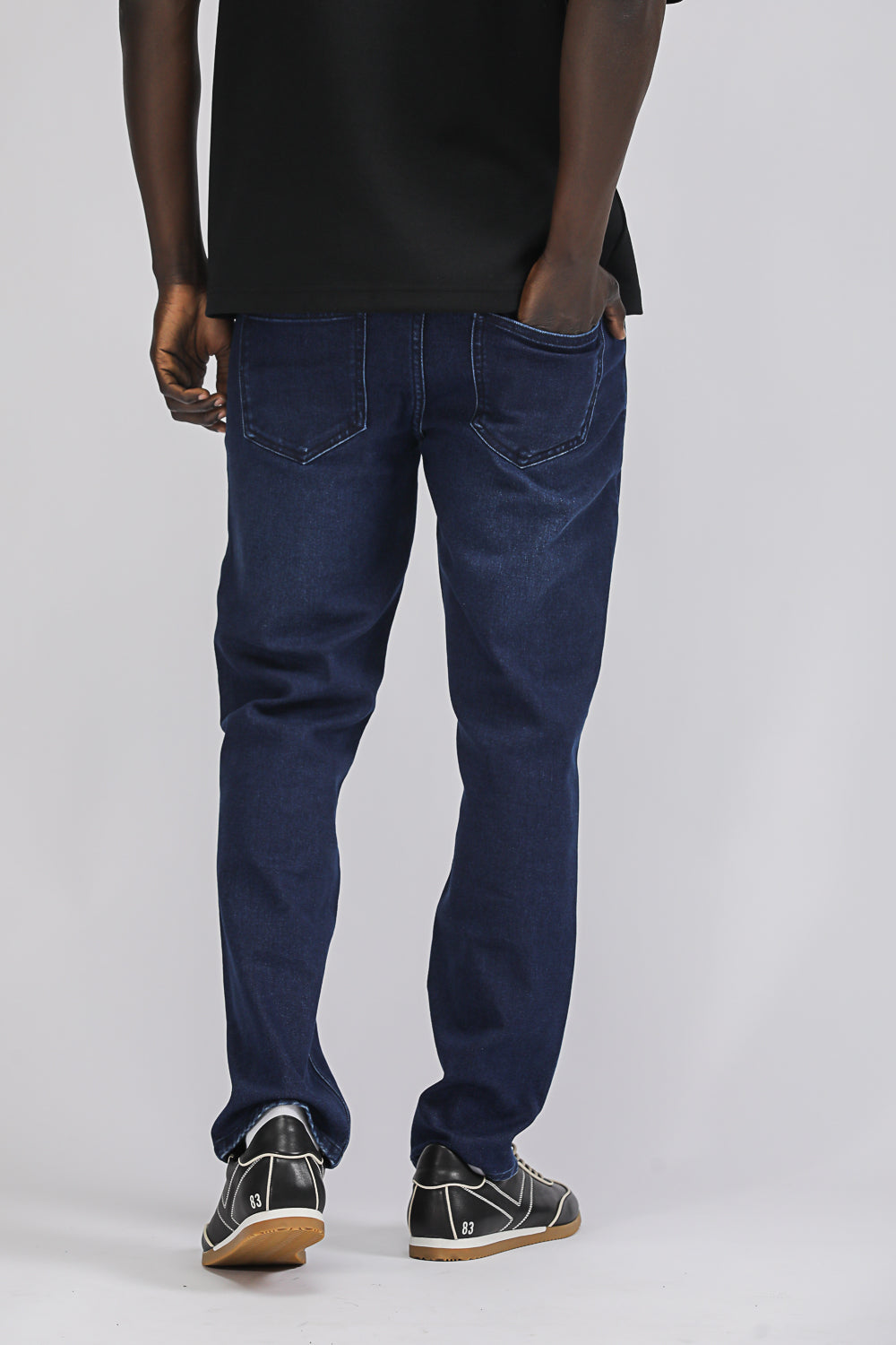 Straight Leg Denim Jeans