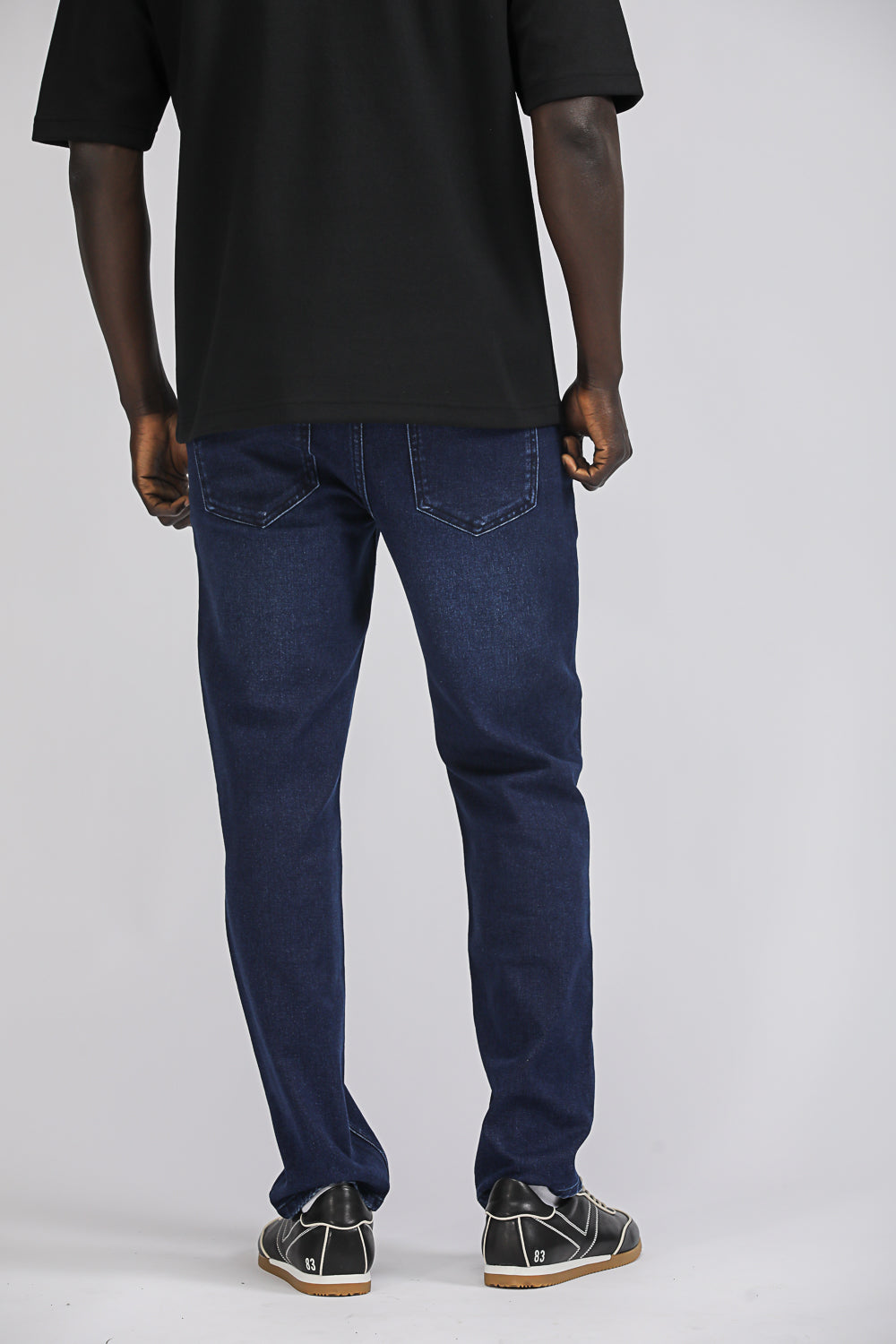 Straight Leg Denim Jeans