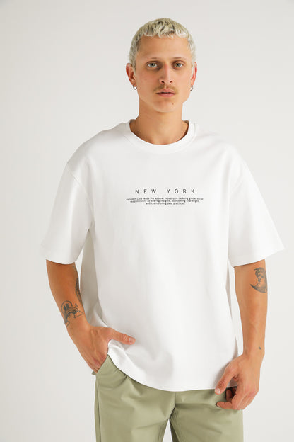 Oversized T Shirt with Floral Print