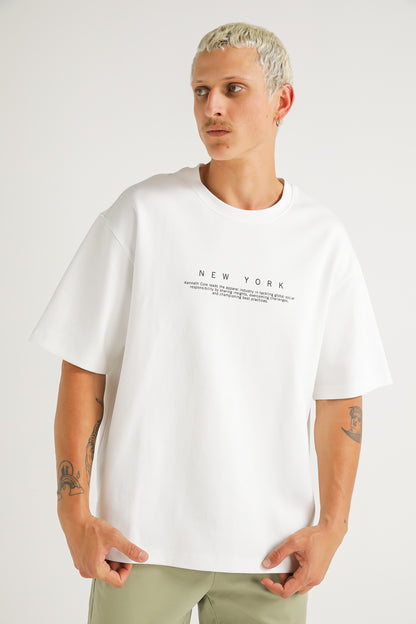 Oversized T Shirt with Floral Print
