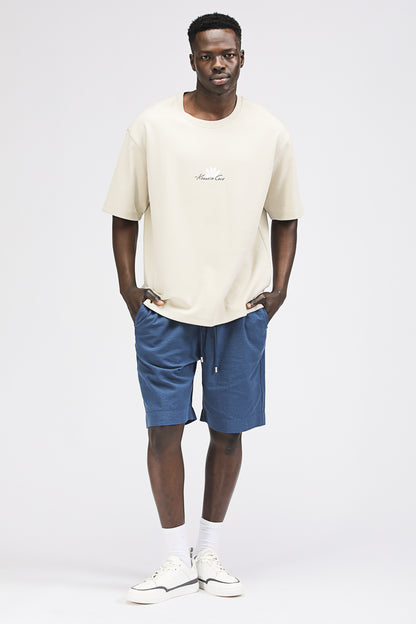Oversized T Shirt with Floral Print