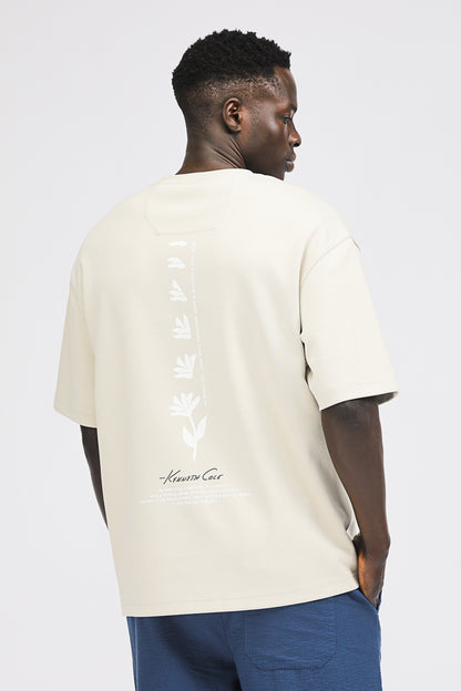 Oversized T Shirt with Floral Print