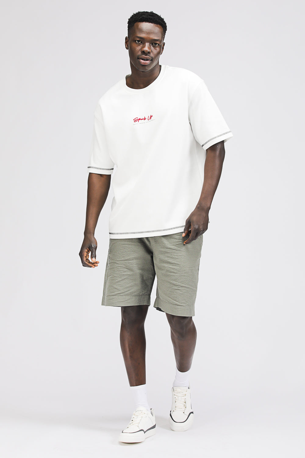Oversized T Shirt with Graphic Print
