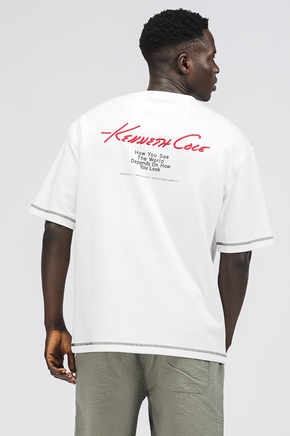 Oversized T Shirt with Graphic Print