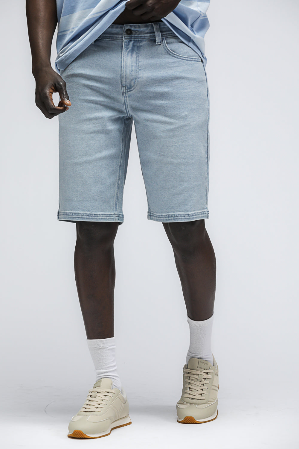 Denim Bermuda Shorts