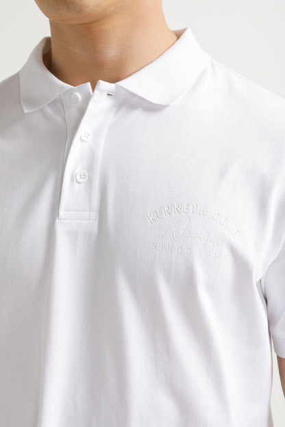 Polo Shirt with Logo Detail