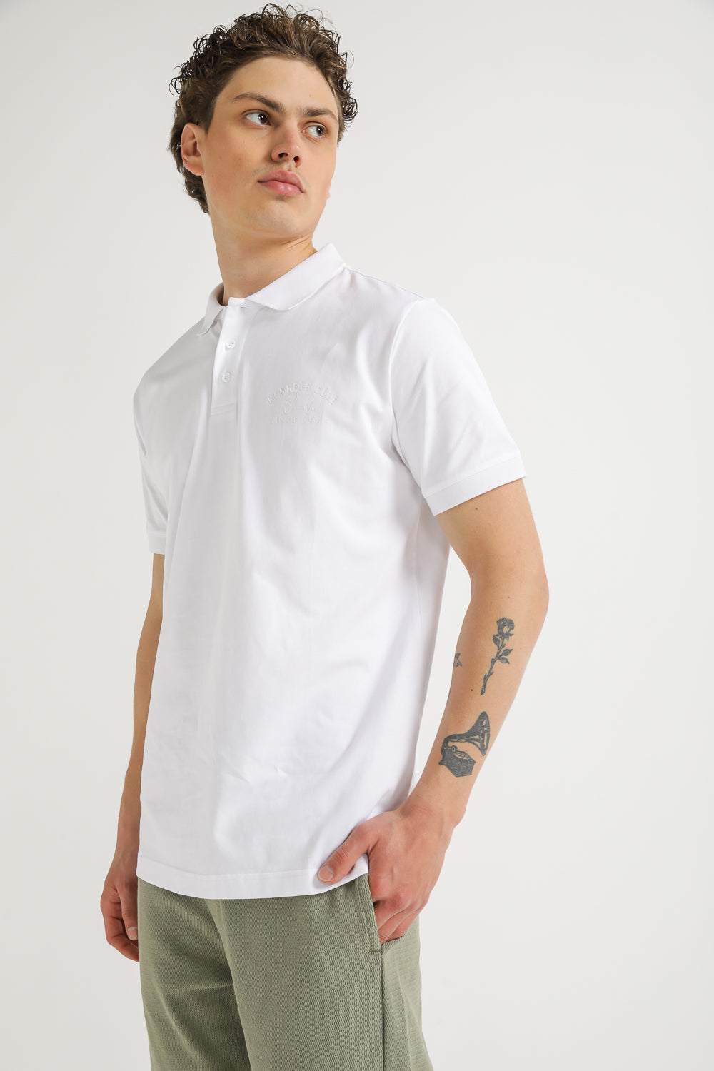 Polo Shirt with Logo Detail