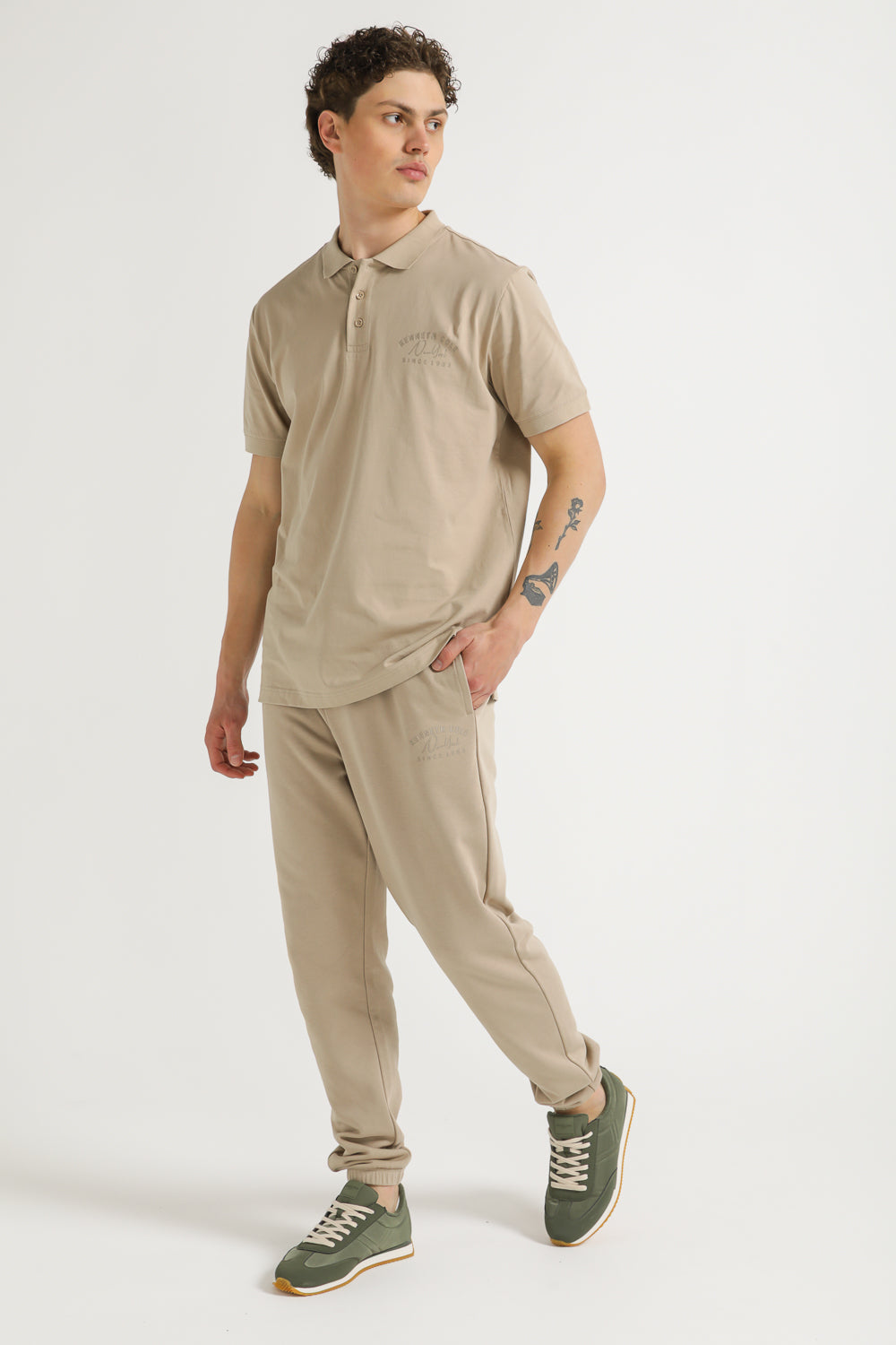 Polo Shirt with Logo Detail
