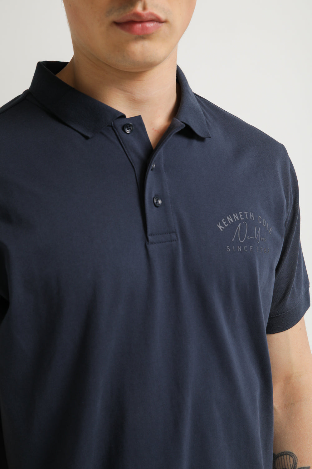 Polo Shirt with Logo Detail