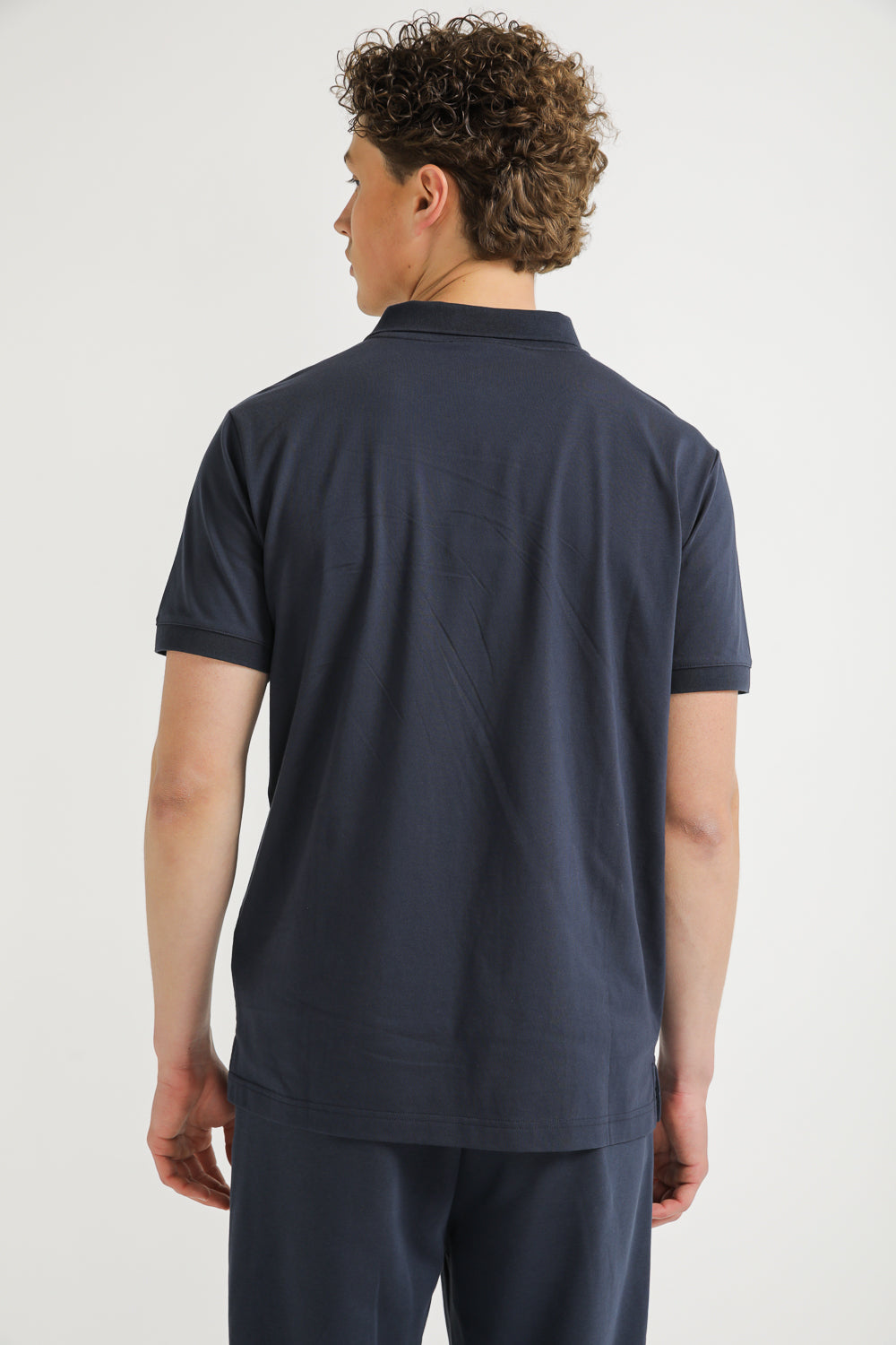 Polo Shirt with Logo Detail