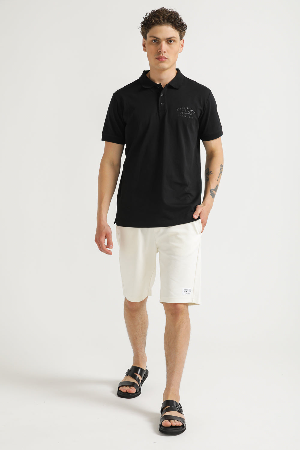 Polo Shirt with Logo Detail