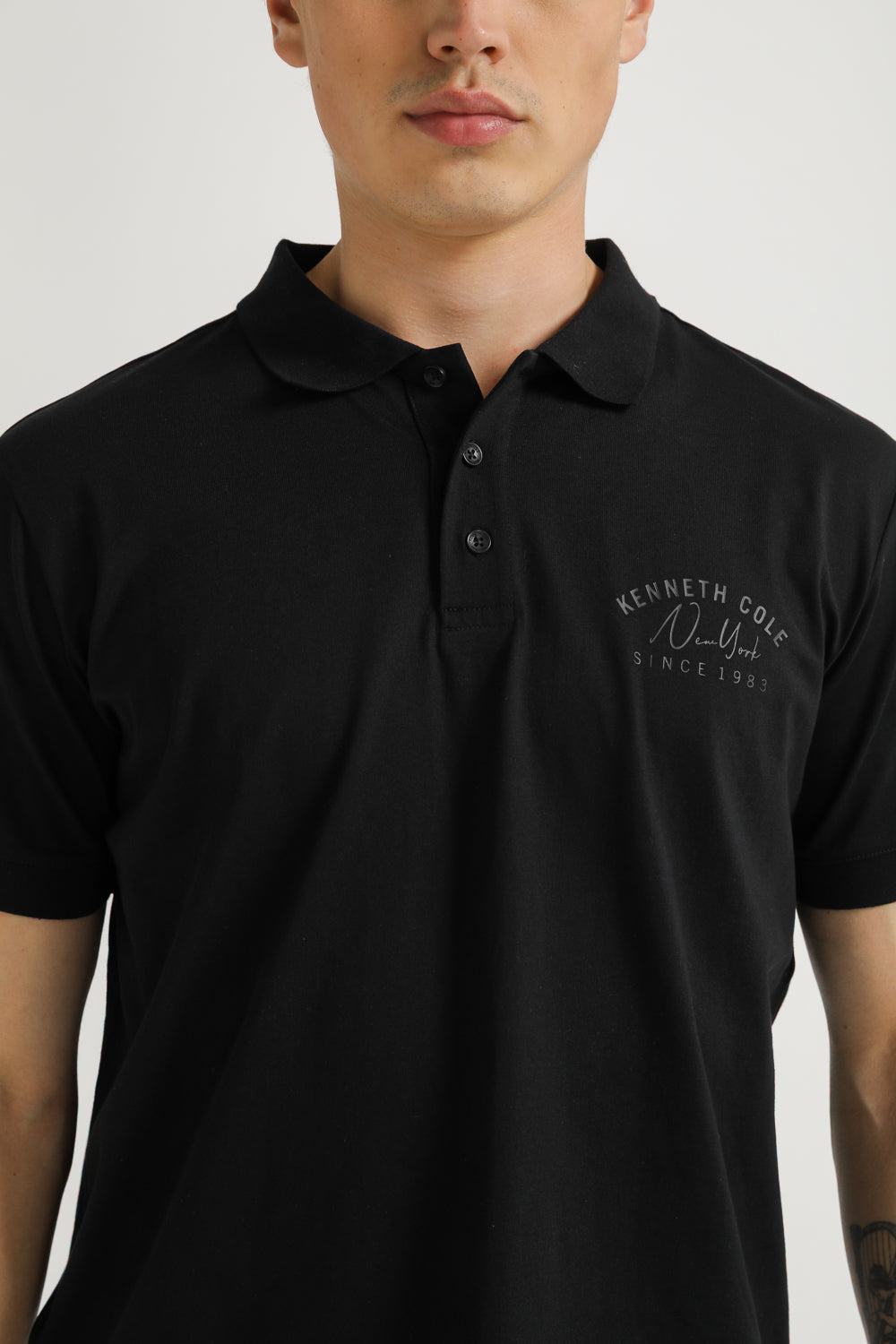Polo Shirt with Logo Detail