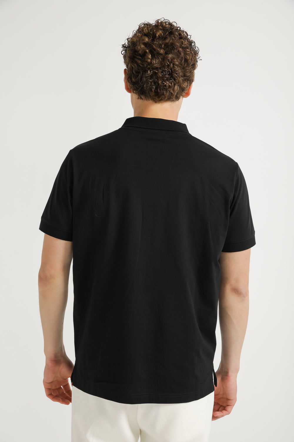 Polo Shirt with Logo Detail