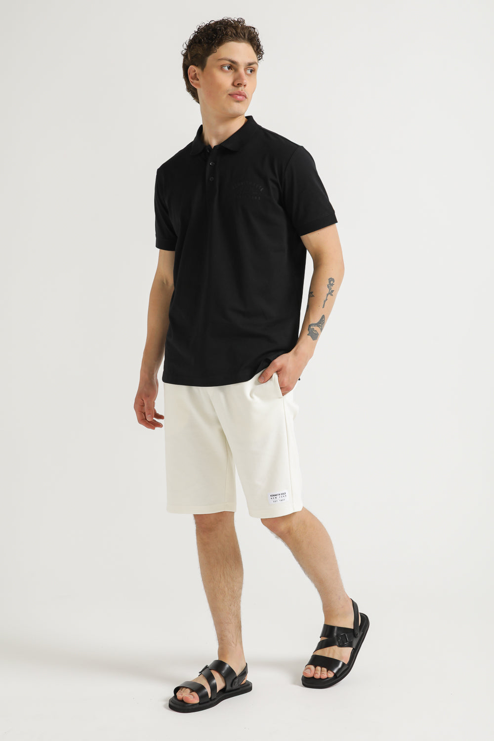 Polo Shirt with Logo Detail