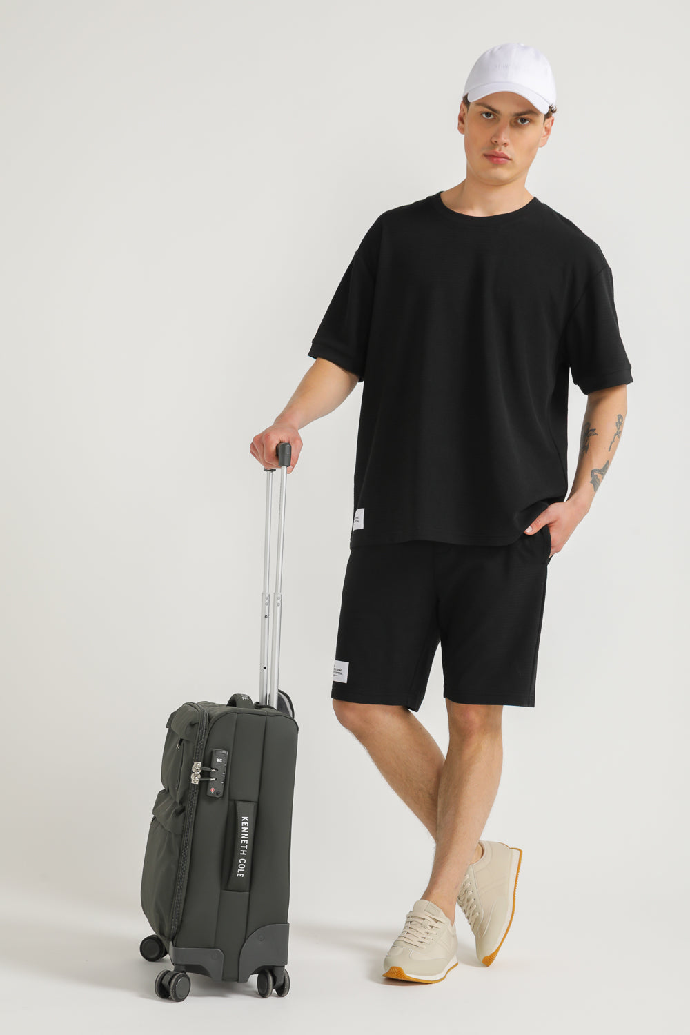 Oversized Jacquard Rib T Shirt