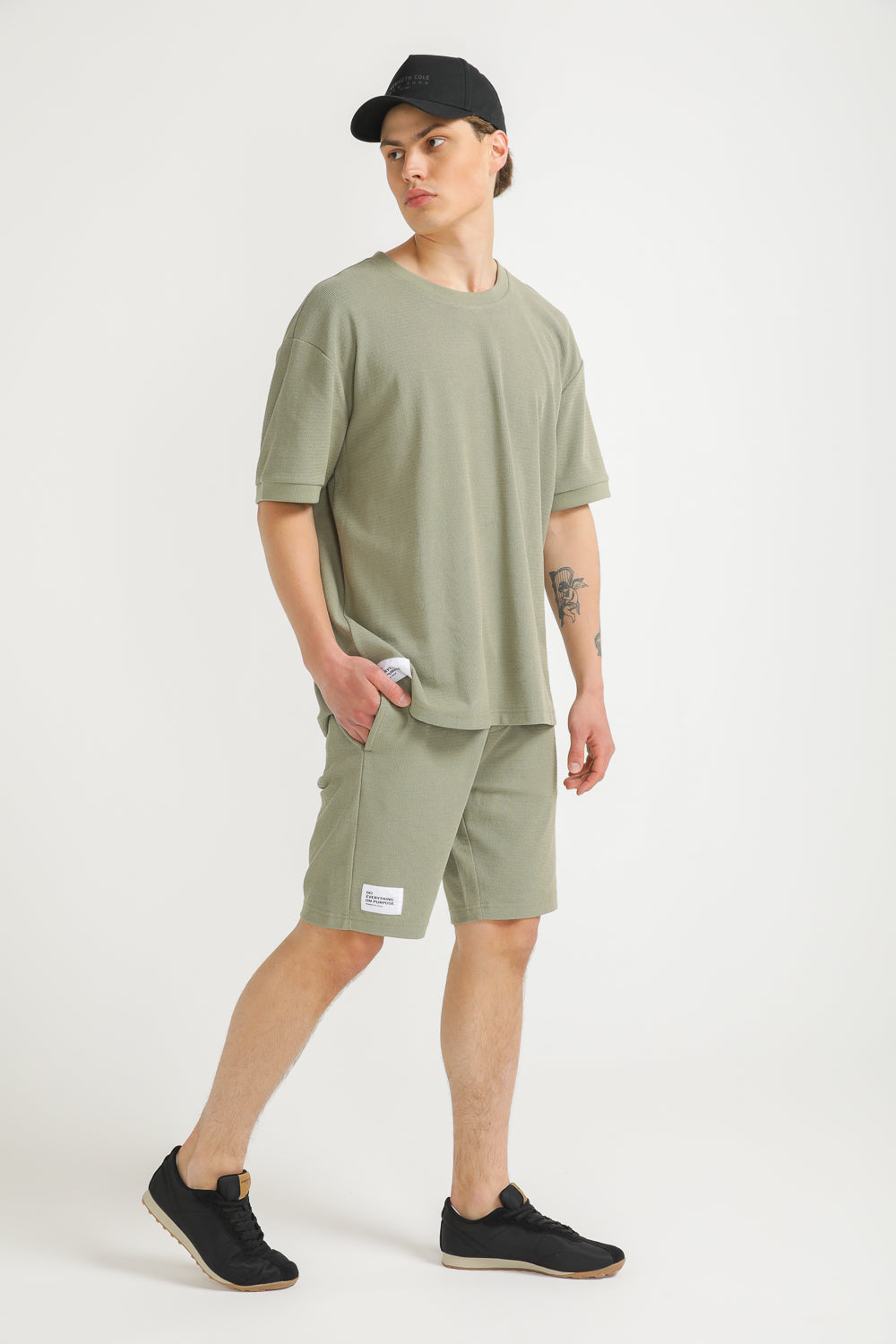 Jacquard Rib Bermuda Shorts
