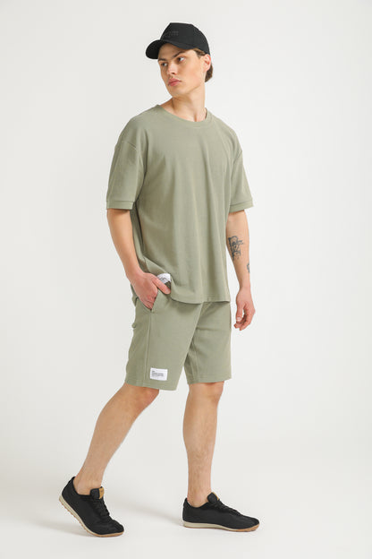 Jacquard Rib Bermuda Shorts